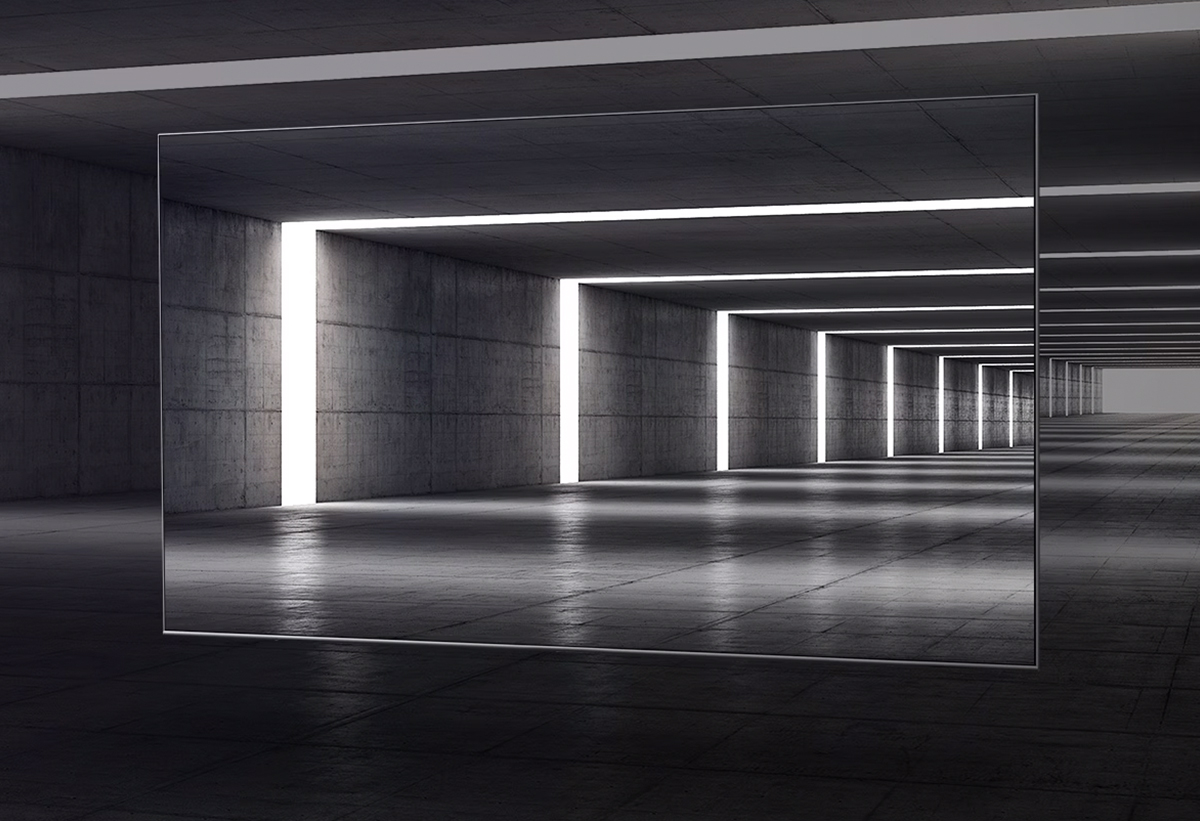 Απεικονίζεται ενα εικαστηκό της τηλεόρασης.